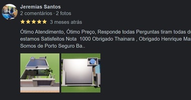 Avaliação de cliente Martin Projetos 2