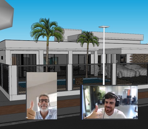 Henrique Martin haciendo un proyecto personalizado